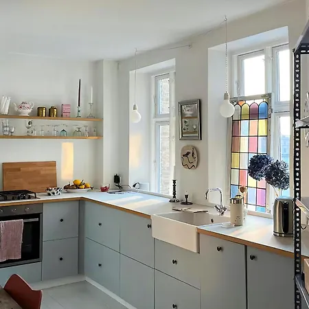 Spacious Flat With Courtyard In Norrebro