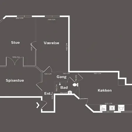 Spacious Flat With Courtyard In Norrebro *